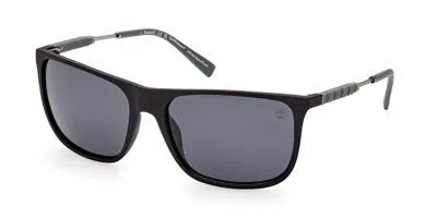 Timberland Tb9281 Polarized 02d Men's Sunglasses Black Size 62 In Multi
