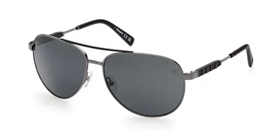 Timberland Tb9282 Polarized 06d Men's Sunglasses Grey Size 61 In Green