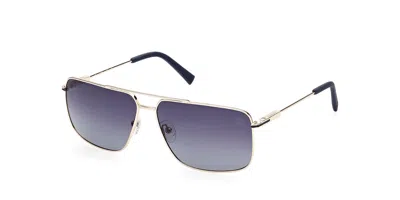 Timberland Tb9292 Polarized 32d Men's Sunglasses Gold Size 61 In Blue