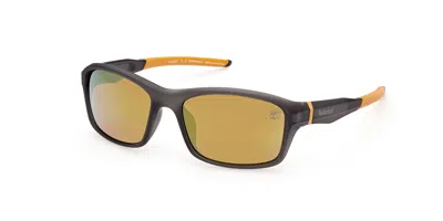 Timberland Tb9293 Polarized 20d Men's Sunglasses Grey Size 58 In Gray