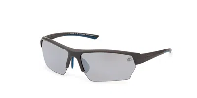 Timberland Tb9294 Polarized 20d Men's Sunglasses Grey Size 72 In Dark Grey