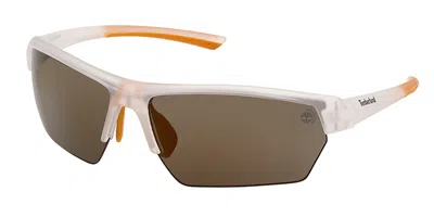 Timberland Tb9294 Polarized 26r Men's Sunglasses Clear Size 72 In Transparent
