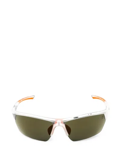 Timberland Tb9294 Sport Wraparound Sunglasses In White