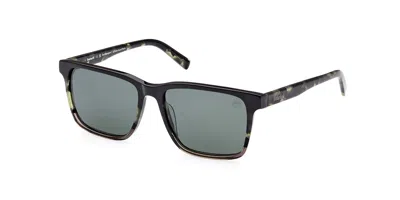 Timberland Tb9306 Polarized 53r Men's Sunglasses Tortoiseshell Size 56 In Multi