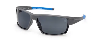 Timberland Tb9308 Polarized 20d Men's Sunglasses Grey Size 68 In Gray