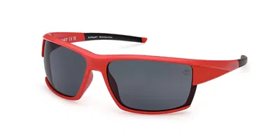 Timberland Tb9308 Polarized 67d Men's Sunglasses Red Size 68