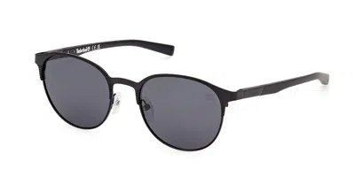 Timberland Tb9313 Polarized 02d Men's Sunglasses Black Size 53 In Multi