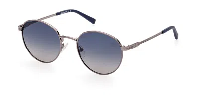 Timberland Tb9315 Polarized 12d Men's Sunglasses Grey Size 52 In Neutral