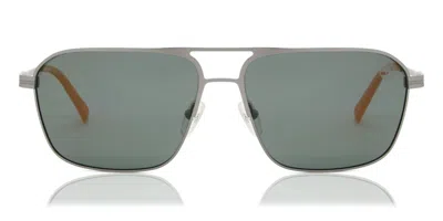 Timberland Tb9316 Polarized 09r Men's Sunglasses Silver Size 61 In Matte Anthracite Silver