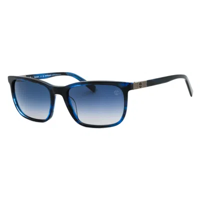 Timberland Rectangle-frame Sunglasses In Blue
