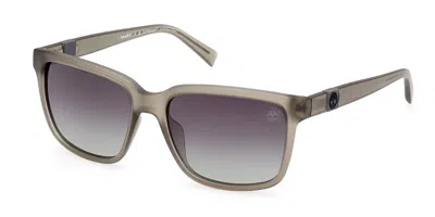 Timberland Tb9322-h Polarized 97d Men's Sunglasses Green Size 57