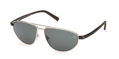 Timberland Tb9324 Polarized 32r Men's Sunglasses Gold Size 62 In Gray
