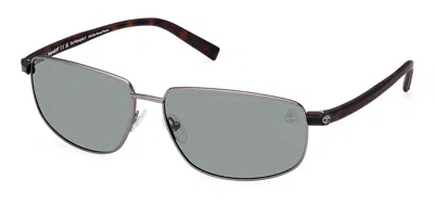 Timberland Tb9325 Polarized 09r Men's Sunglasses Grey Size 65 In Gray