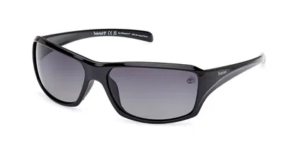 Timberland Tb9332 Polarized 01d Men's Sunglasses Black Size 63