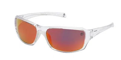 Timberland Tb9332 Polarized 26d Men's Sunglasses Clear Size 63 In Transparent
