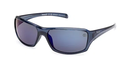 Timberland Tb9332 Polarized 90d Men's Sunglasses Blue Size 63