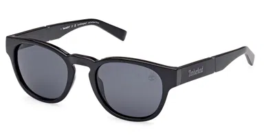 Timberland Tb9334 Polarized 01d Men's Sunglasses Black Size 51