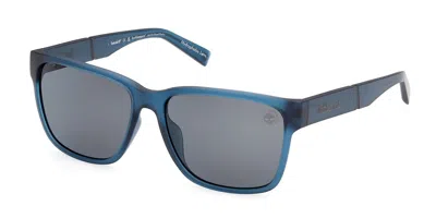 Timberland Tb9335-h Polarized 91d Occhiali Da Sole Blu Per Uomo In Blue