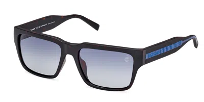 Timberland Tb9336-h Polarized 52d Men's Sunglasses Tortoiseshell Size 56 In Brown