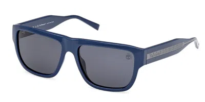 Timberland Tb9337 Polarized 92d Men's Sunglasses Blue Size 58