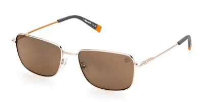 Timberland Tb9338 Polarized 32h Men's Sunglasses Gold Size 57