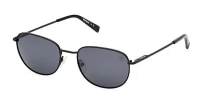 Timberland Tb9339 Polarized 02d Men's Sunglasses Black Size 54