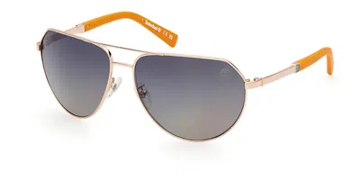 Timberland Tb9340-h Polarized 32d Men's Sunglasses Gold Size 60 In Multi