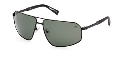 Timberland Tb9341-h Polarized 02r Men's Sunglasses Black Size 64