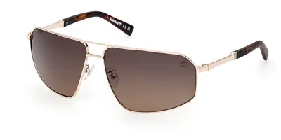 Timberland Tb9341-h Polarized 32h Men's Sunglasses Gold Size 64 In Multi