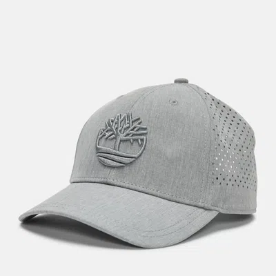 Timberland Technical Laser Cut Baseball Cap In Grey