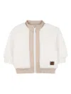 Timberland Teddy-panelled Zip-up Jacket In Neutral