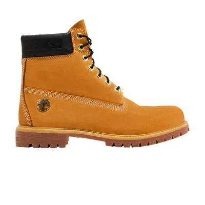 Pre-owned Timberland The Notorious B.i.g. X 6 Inch Premium Boot 'christopher Wallace Collection - Black' | Tan In Brown