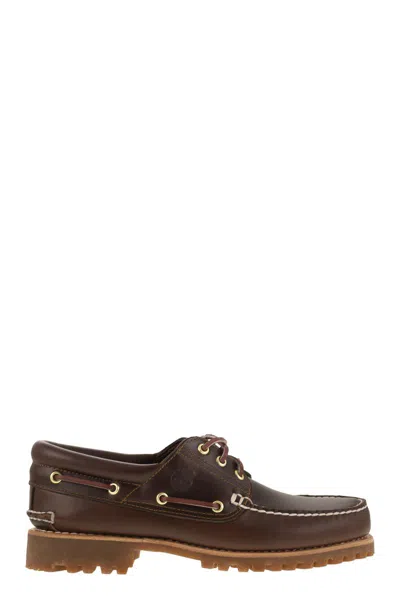 Timberland Authentic 3-eye Lug Handsewn Boat Shoe For Men In Multi
