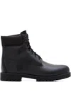 Timberland Heritage 6 Inch Lace Up Waterproof Boot In Black