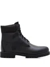 Timberland Heritage 6 Inch Lace Up Waterproof Boot In Black