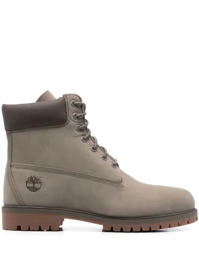 Timberland Heritage 6 Inch Lace Up Waterproof Boot In Green
