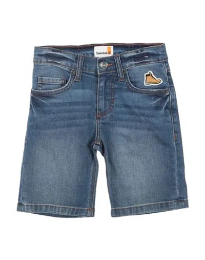 Timberland Babies'  Toddler Boy Denim Shorts Blue Size 6 Cotton, Elastane, Polyester