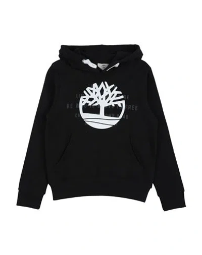 Timberland Babies'  Toddler Boy Sweatshirt Black Size 5 Cotton, Polyester, Elastane