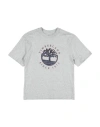 Timberland Toddler Boy T-shirt Grey Size 6 Cotton In Gray