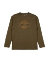 Timberland Toddler Boy T-shirt Military Green Size 6 Cotton In Green