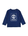 Timberland Toddler Boy T-shirt Navy Size 3 Cotton, Elastane In Blue