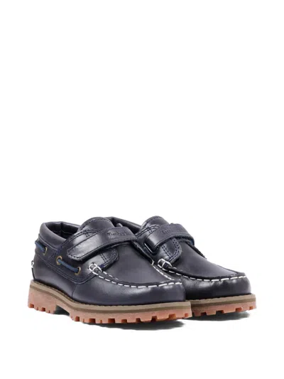 Timberland Kids' Touch-strap Leather Loafers In Multi