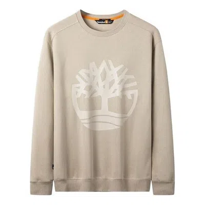 Timberland Tree Logo Sweater 'beige' In Neutral
