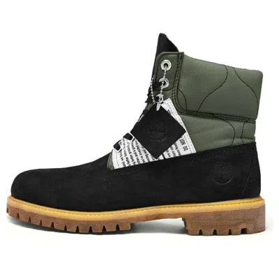 Timberland Tree Pack Premium 6 Inch Boots 'black Nubuck' In Multi