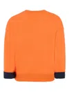 Timberland Truck-print Crew-neck Sweatshirt In Orange
