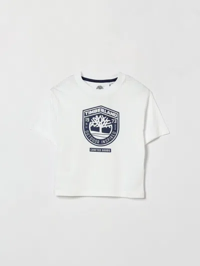 Timberland T-shirt Kids In White