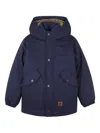 Timberland Two-in-one Hooded Padded Jacket In Blue
