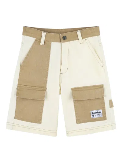 TIMBERLAND TWO-TONE CARGO CASUAL SHORTS