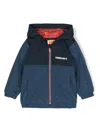 Timberland Boys Blue Windbreaker Jacket In Blue