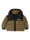 Timberland Two-tone Puffer Jacket In Green